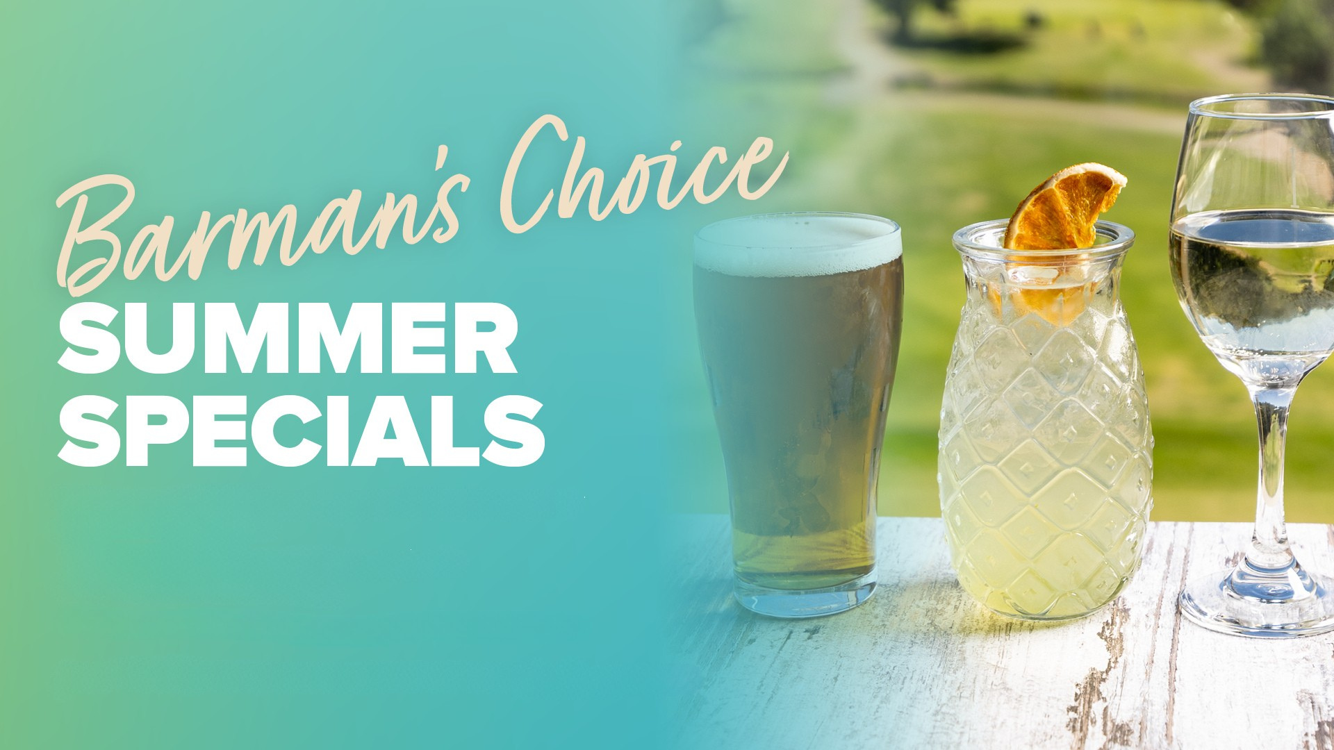 Barman’s Choice (Summer Beverage Specials)